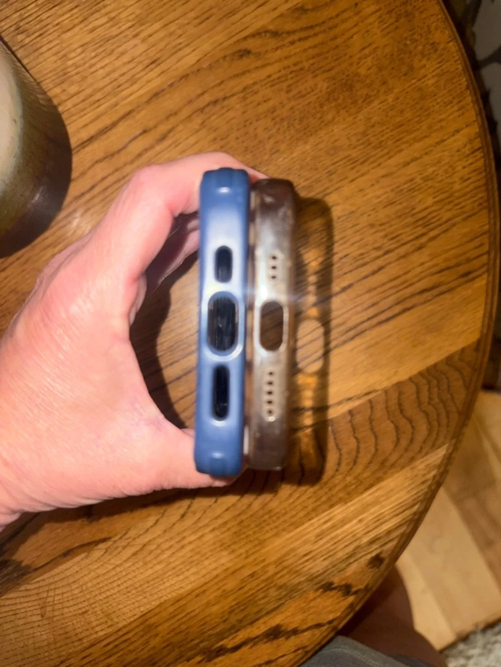 Halo lock magnetic iPhone 13 case and cheetah print case (no brand)
